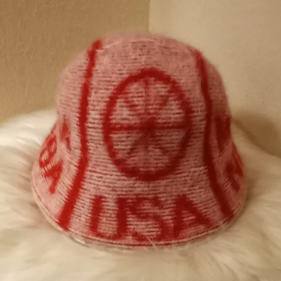 Xoxo, Carly Accessories - NBA USA Angora Bucket Hat